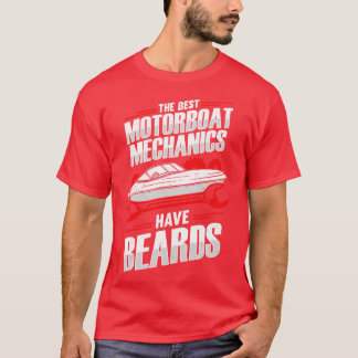 T-shirt Les Meilleurs Mécaniques De Bateaux À Moteur Ont D
