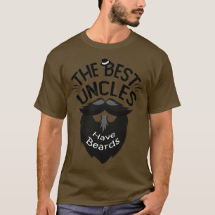 T-shirt Les meilleurs oncles ont barbe Casquette Beard ama