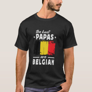 T-shirt Les meilleurs papas sont la fête des pères belge B