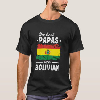 T-shirt Les meilleurs papas sont la fête des pères bolivie