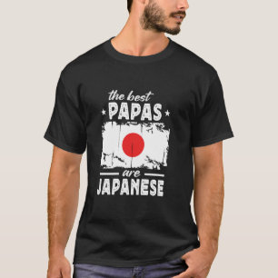 T-shirt Les meilleurs papas sont la fête des pères japonai