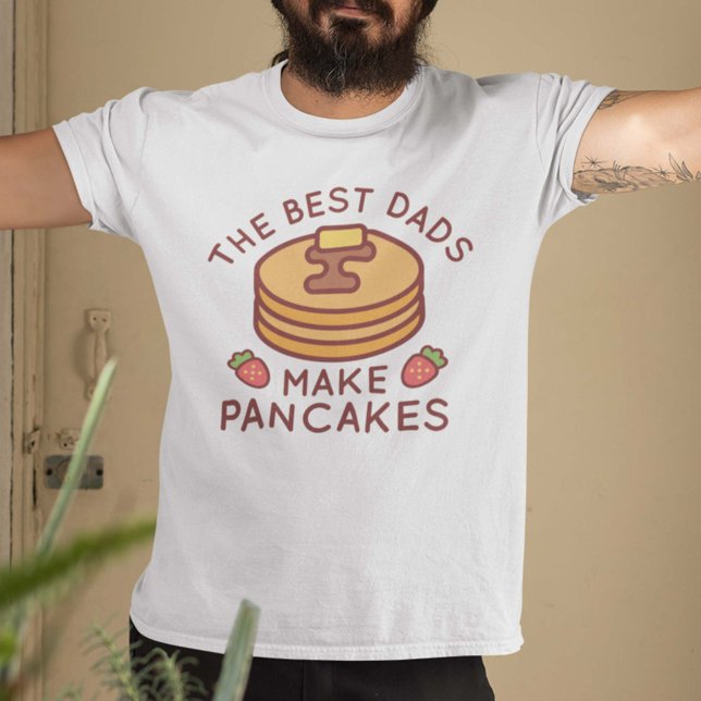 T-shirt Les Meilleurs Pères Font Des Crêpes (pancakes shirt)