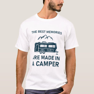 T-shirt Les meilleurs souvenirs sont faits dans un camping
