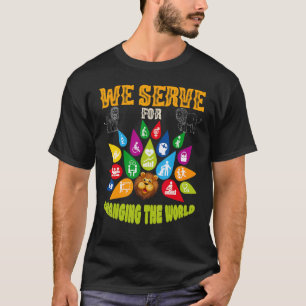 T-shirt Les membres du Club Lions Nous servons à changer l