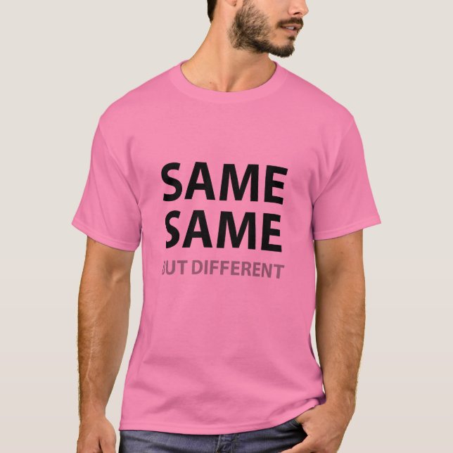 T-shirt Les MÊMES MÊMES mais différent (Devant)