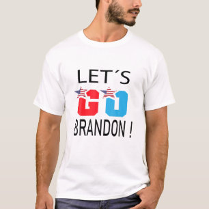 T-shirt LES Mens ALLONS BRANDON ! , Drôle Politique