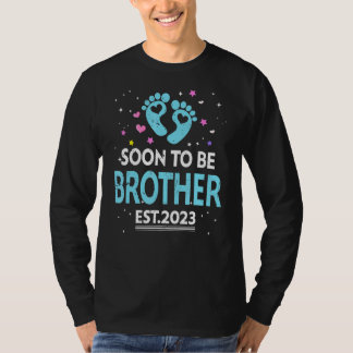 T-shirt Les Mens Bientôt Être Frère Faire-part De Grossess