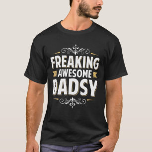 T-shirt Les Mens Fraîchissant Dadsy Pour Papa Grand-Papa S