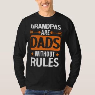 T-shirt Les Mens Grandpas Sont Des Pères Sans Règles Grand