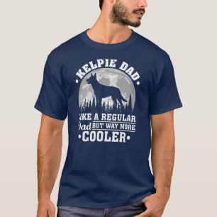 T-shirt Les Mens Kelpie Papa Comme Un Papa Régulier Drôle