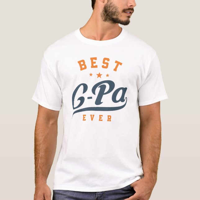 T-shirt Les Mens Meilleur G-Pa Jamais Amusant Grand-Père (Devant)
