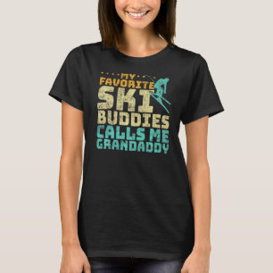 T-shirt Les Mens Mes Amies De Ski Préférées Appelez-Moi Gr