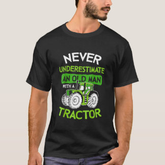 T-shirt Les Mens Ne Sous-Estiment Jamais Un Groupe De Trac
