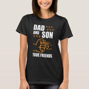 T-shirt Les Mens Papa Et Fils Amitié Pour L'Éternité Père