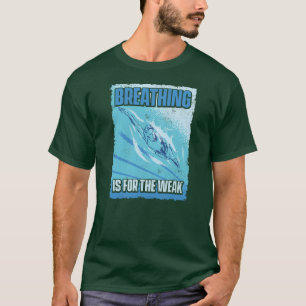 T-shirt Les Mens Respirent Est Pour La Baignade Faible Et 