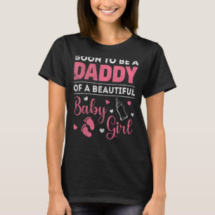 T-shirt Les Mens Seront Bientôt Le Papa D'Une Belle Bébée