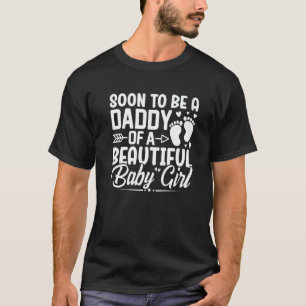 T-shirt Les Mens Seront Bientôt Un Papa D'Une Belle Bébée 