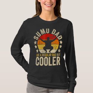 T-shirt Les Mens Sumo Papa Comme Un Père Régulier Mais Pèr