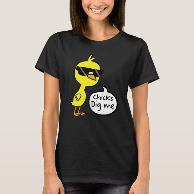 T-shirt Les mignonnes pousses de Pâques me creusent (Devant)