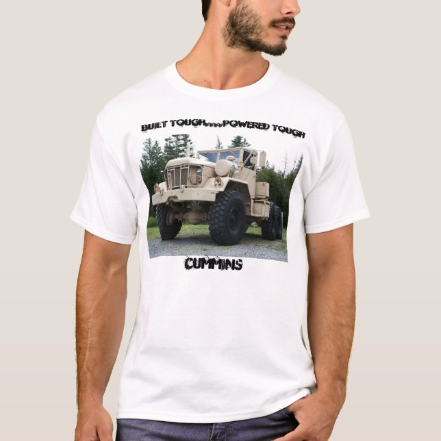 T-shirt les militaires 6X6 troquent (Devant)