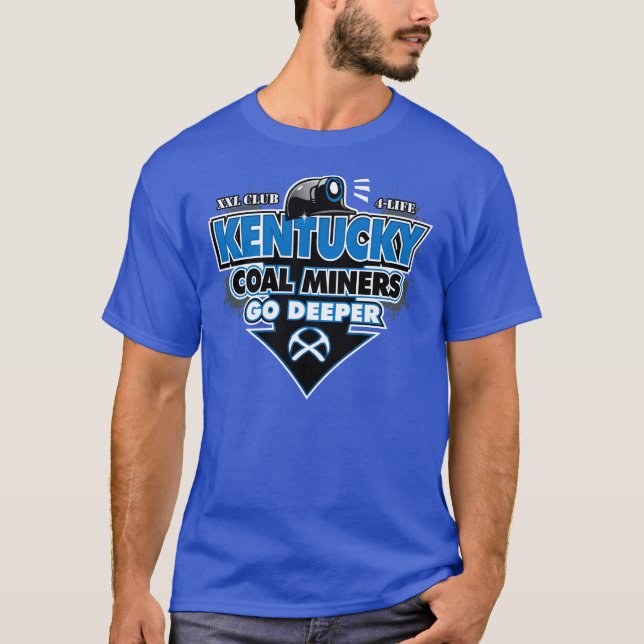 T-SHIRT LES MINEURS DU KENTUCKY VONT PLUS PROFONDS (Devant)
