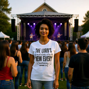 T-shirt Les miséricordes du Seigneur sont nouvelles chaque