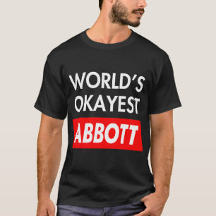 T-shirt Les mondes les mieux okayest Abbott