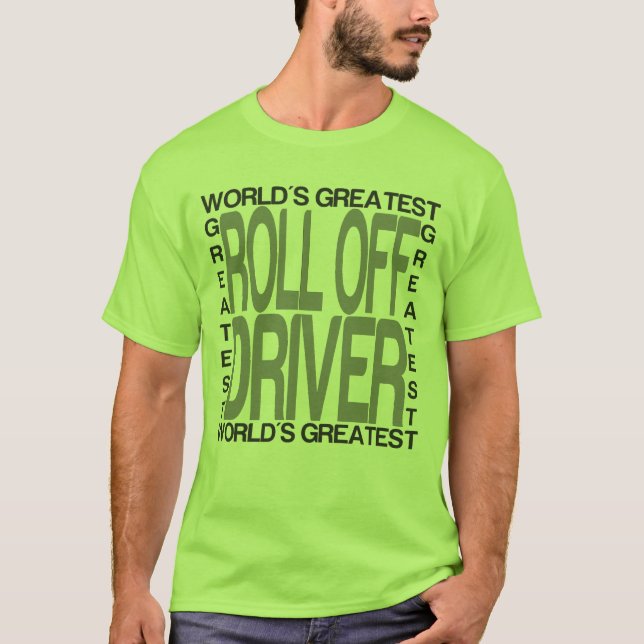 T-shirt Les mondes plus grands tombent le conducteur (Devant)