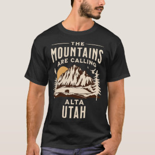 T-shirt Les Montagnes Appelent Alta Utah Station De Ski So
