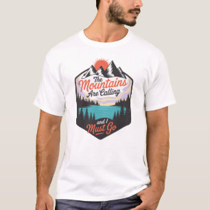 T-shirt Les Montagnes Appelent - Nature Adventure