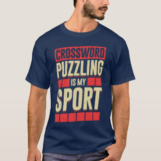T-shirt Les mots croisés sont mon sport familial