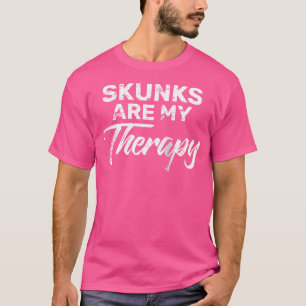T-shirt Les mouffettes sont ma thérapie Mouffette Baseba