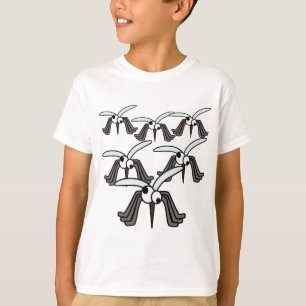 T-shirt Les moustiques amusants qui volent prêts à piquer 