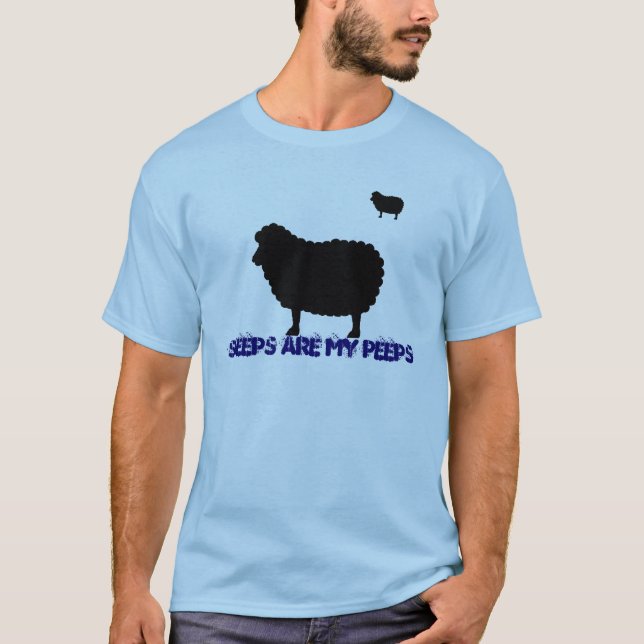 T-SHIRT LES MOUTONS SONT MES PIAULEMENTS (Devant)
