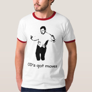 T-shirt Les mouvements obtenus de l'OD