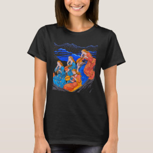 T-shirt Les muses de la mythologie grecque déesses de l'ar