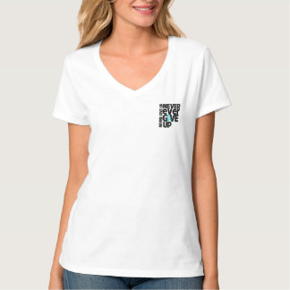T-shirt Les myasthénies gravis abandonnent jamais jamais