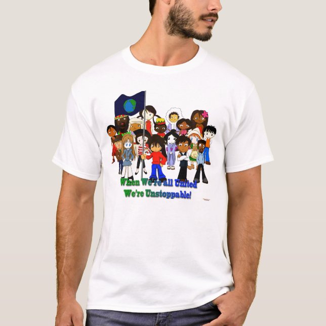 T-shirt Les nations unissent (Devant)