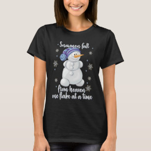 T-shirt Les neigeurs tombent du ciel un flocon à la fois