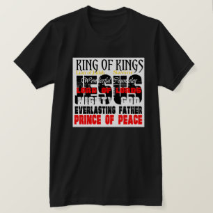 T-shirt Les Noms De Jésus Isaïe 9:6 Chrétiens