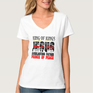 T-shirt Les Noms De Jésus Isaïe 9:6 T-Chemise Chrétien