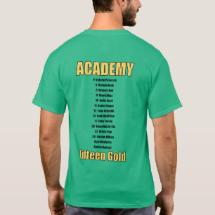 T-shirt les noms soutiennent dessus