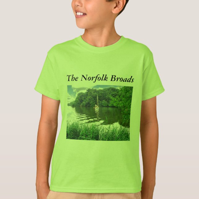 T-shirt Les Norfolk Broads (Devant)
