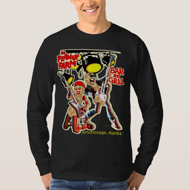 T-shirt Les nouvelles rochers de la ferme d'arachides (Devant)
