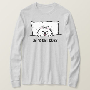 T-shirt Le's Obtenir Confortable Chien Poméranien adorabl
