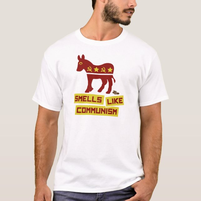 T-shirt Les odeurs aiment le communisme (Devant)