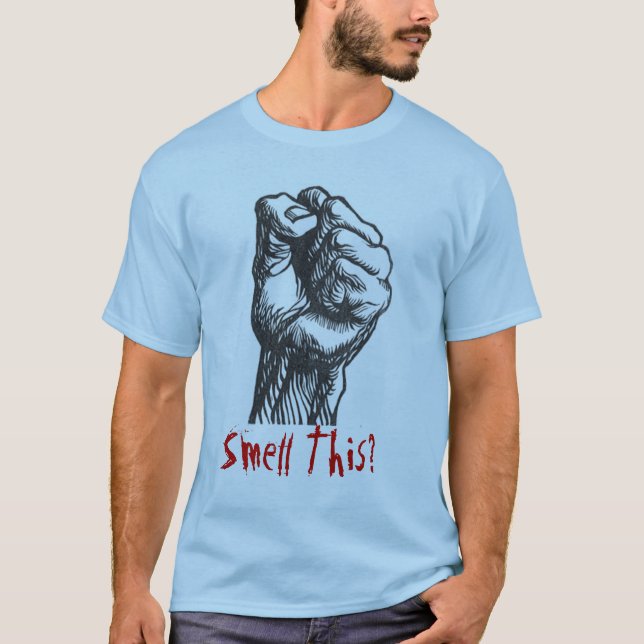 T-shirt Les odeurs aiment un cimetière (Devant)