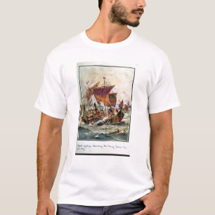 T-shirt Les offices d'Alfred attaquant le dragon de Viking