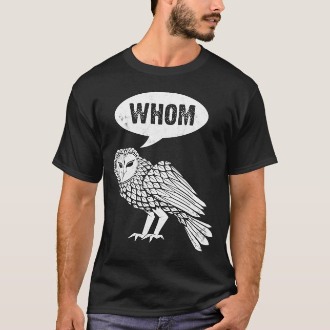 T-shirt Les oiseaux amateurs de hibou (Devant)