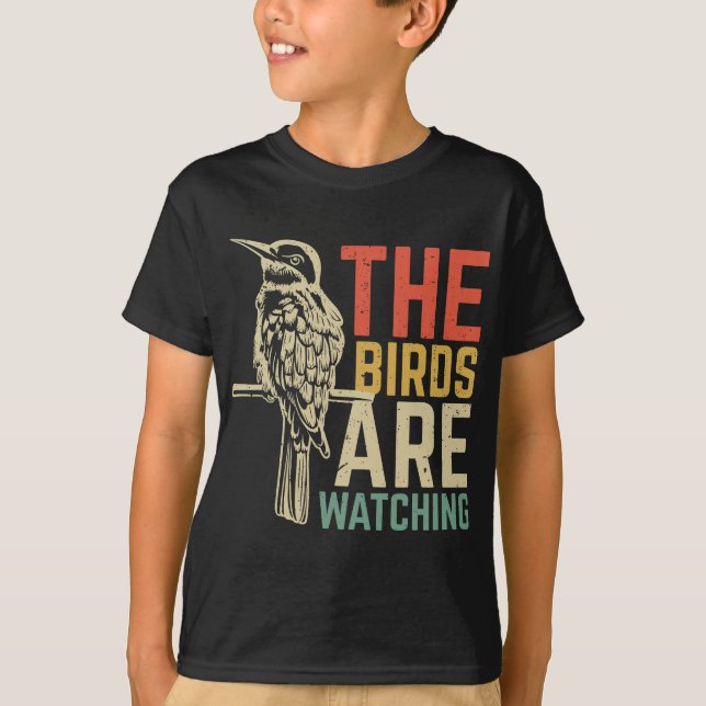 T-shirt Les Oiseaux Regardent (Devant)